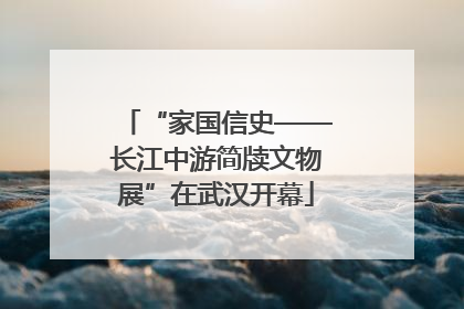 “家国信史——长江中游简牍文物展”在武汉开幕