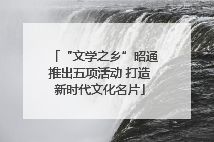 “文学之乡”昭通推出五项活动 打造新时代文化名片