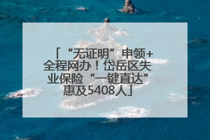 “无证明”申领+全程网办！岱岳区失业保险“一键直达”惠及5408人
