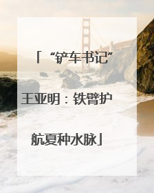 “铲车书记”王亚明：铁臂护航夏种水脉