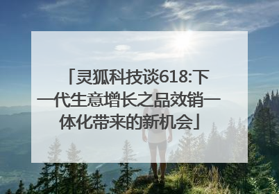 灵狐科技谈618:下一代生意增长之品效销一体化带来的新机会