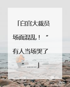 白宫大裁员场面混乱！“有人当场哭了”……