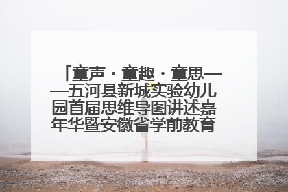 童声・童趣・童思——五河县新城实验幼儿园首届思维导图讲述嘉年华暨安徽省学前教育教研基地园项目阶段性成果展示活动