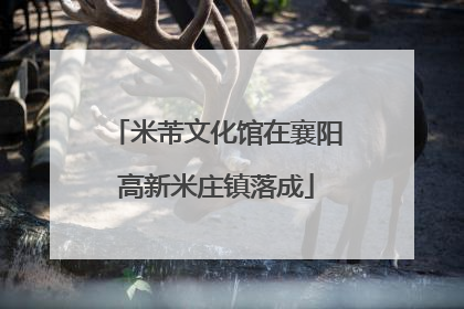 米芾文化馆在襄阳高新米庄镇落成