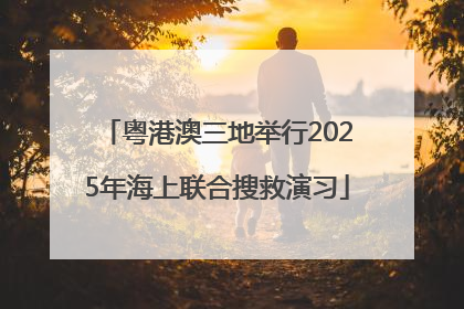 粤港澳三地举行2025年海上联合搜救演习