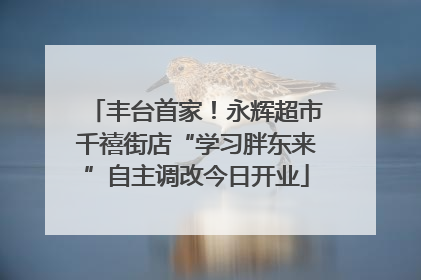 丰台首家！永辉超市千禧街店“学习胖东来”自主调改今日开业