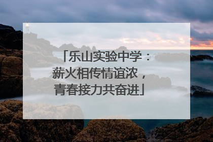 乐山实验中学：薪火相传情谊浓，青春接力共奋进