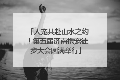 人宠共赴山水之约！第五届济南携宠徒步大会圆满举行