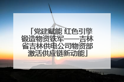 党建赋能 红色引擎锻造物资铁军——吉林省吉林供电公司物资部激活供应链新动能