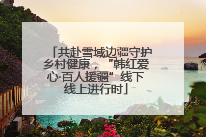 共赴雪域边疆守护乡村健康，“韩红爱心·百人援疆”线下线上进行时