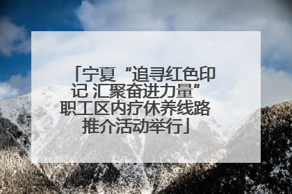宁夏“追寻红色印记 汇聚奋进力量”职工区内疗休养线路推介活动举行