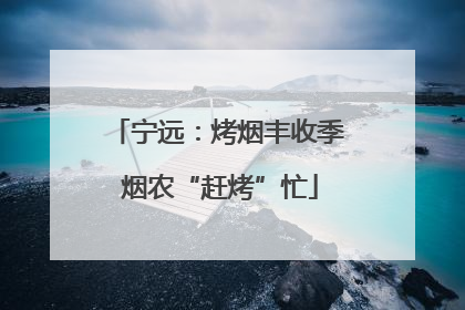宁远：烤烟丰收季 烟农“赶烤”忙
