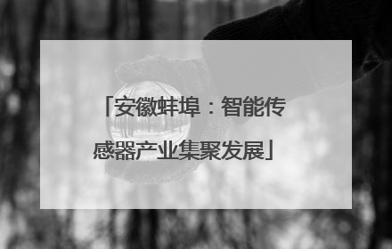 安徽蚌埠：智能传感器产业集聚发展