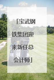 宝武钢铁集团迎来新任总会计师