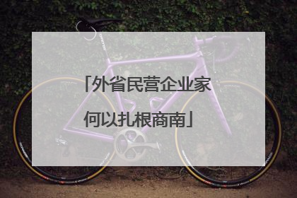外省民营企业家何以扎根商南