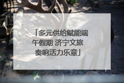 多元供给赋能端午假期 济宁文旅奏响活力乐章