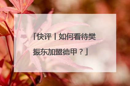 快评丨如何看待樊振东加盟德甲？