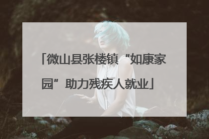 微山县张楼镇“如康家园”助力残疾人就业