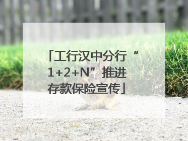 工行汉中分行“1+2+N”推进存款保险宣传