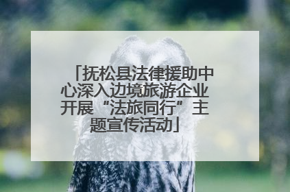 抚松县法律援助中心深入边境旅游企业开展“法旅同行”主题宣传活动