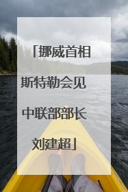 挪威首相斯特勒会见中联部部长刘建超
