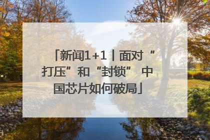 新闻1+1丨面对“打压”和“封锁” 中国芯片如何破局