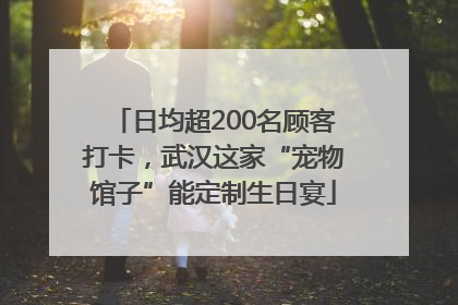 日均超200名顾客打卡，武汉这家“宠物馆子”能定制生日宴