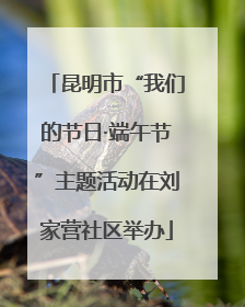 昆明市“我们的节日·端午节”主题活动在刘家营社区举办