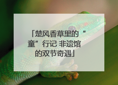 楚风香草里的“童”行记 非遗馆的双节奇遇