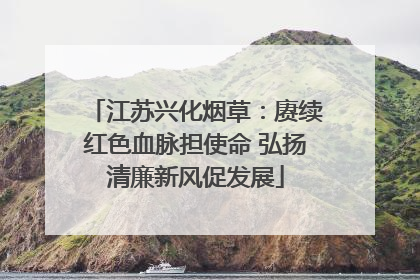江苏兴化烟草：赓续红色血脉担使命 弘扬清廉新风促发展