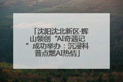 沈阳沈北新区·辉山领创“AI奇遇记”成功举办：沉浸科普点燃AI热情