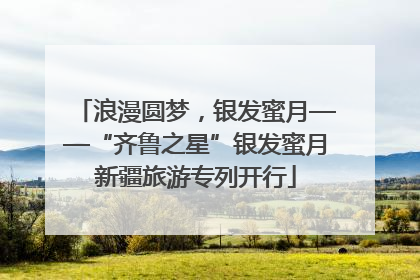 浪漫圆梦，银发蜜月——“齐鲁之星”银发蜜月新疆旅游专列开行