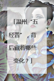 温州“五经普”，背后藏着哪些变化？