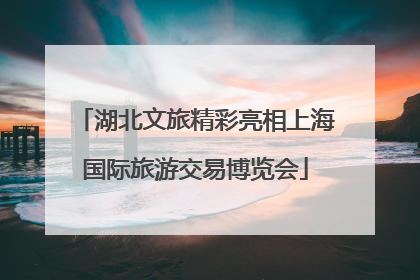 湖北文旅精彩亮相上海国际旅游交易博览会