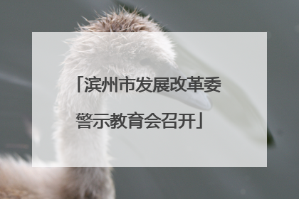 滨州市发展改革委警示教育会召开