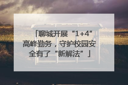 聊城开展“1+4”高峰勤务，守护校园安全有了“新解法”