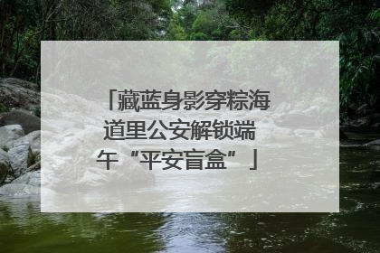 藏蓝身影穿粽海 道里公安解锁端午“平安盲盒”