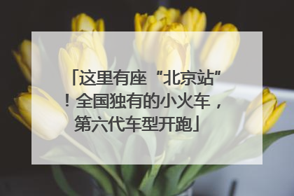 这里有座“北京站”！全国独有的小火车，第六代车型开跑