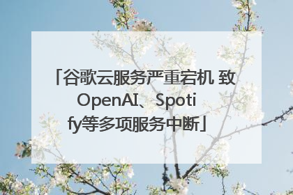 谷歌云服务严重宕机 致OpenAI、Spotify等多项服务中断
