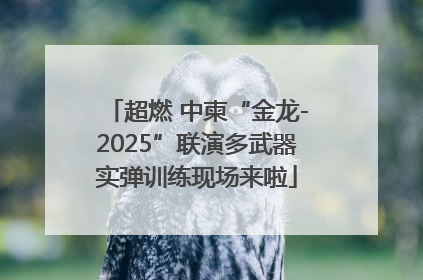 超燃 中柬“金龙-2025”联演多武器实弹训练现场来啦