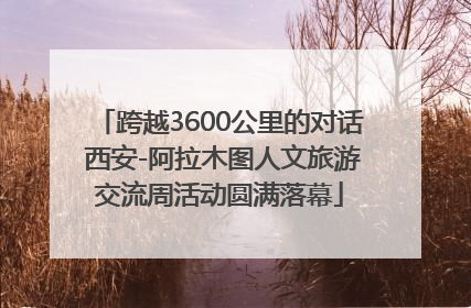 跨越3600公里的对话 西安-阿拉木图人文旅游交流周活动圆满落幕
