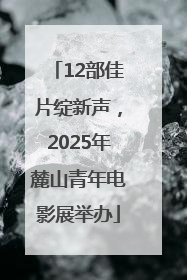 12部佳片绽新声，2025年麓山青年电影展举办