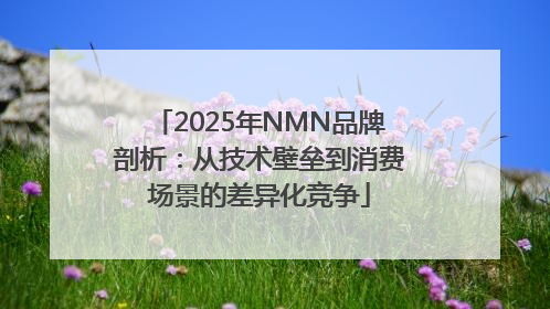 2025年NMN品牌剖析：从技术壁垒到消费场景的差异化竞争