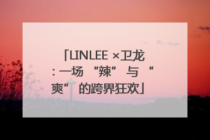 LINLEE ×卫龙：一场 “辣” 与 “爽” 的跨界狂欢
